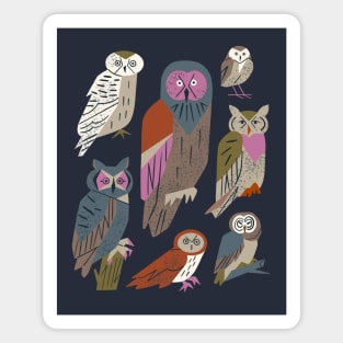 Owl Friends Magnet
